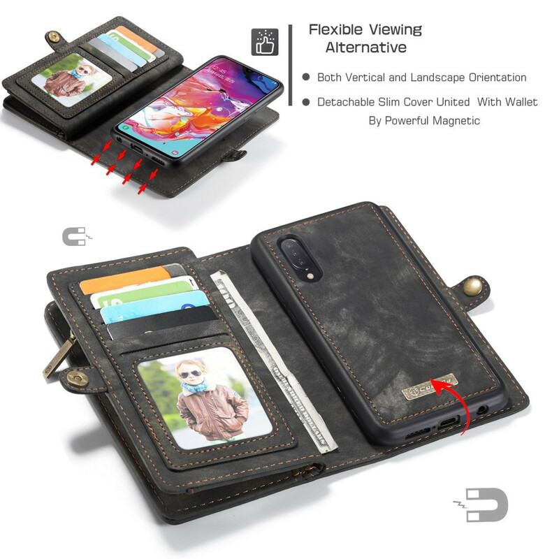 Capa Samsung Galaxy A70 CASEME Capa Destacável Capa Samsung Galaxy A70 CASEME Capa Destacável