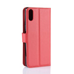 Capa de Couro Sony Xperia L3 Lychee Classic