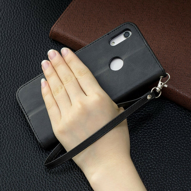 Capa Huawei Y6 2019 Aba oblíqua lisa