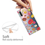 Samsung Galaxy Note 10 Mais Capa de Donuts de Amor