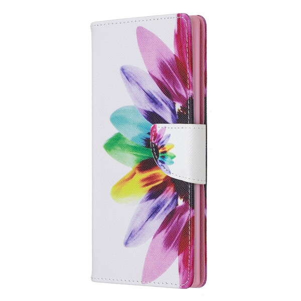 Samsung Galaxy Note 10 Plus Capa de flor de aguarela