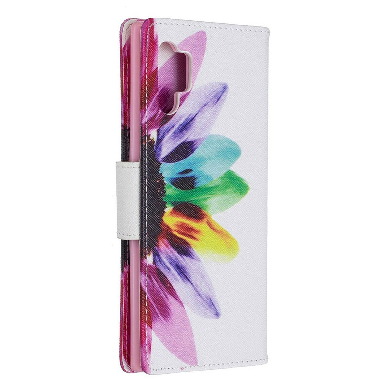 Samsung Galaxy Note 10 Plus Capa de flor de aguarela