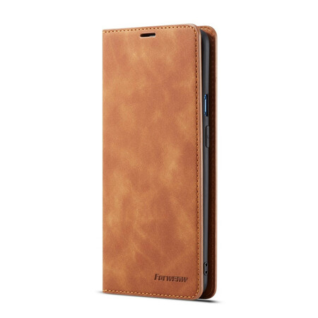 Tampa Flip Cover OnePlus 7 Efeito Couro FORWENW