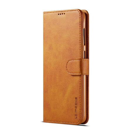 Capa Samsung Galaxy A20e LC.IMEEKE Efeito Couro