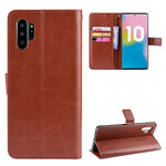 Samsung Galaxy Note 10 Plus Capa de Couro Faux Flashy