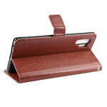 Samsung Galaxy Note 10 Plus Capa de Couro Faux Flashy