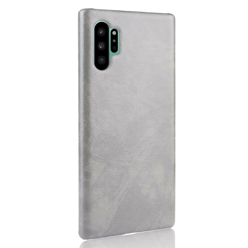 Samsung Galaxy Note 10 Plus Efeito Lichia Clássica em Capa de Couro