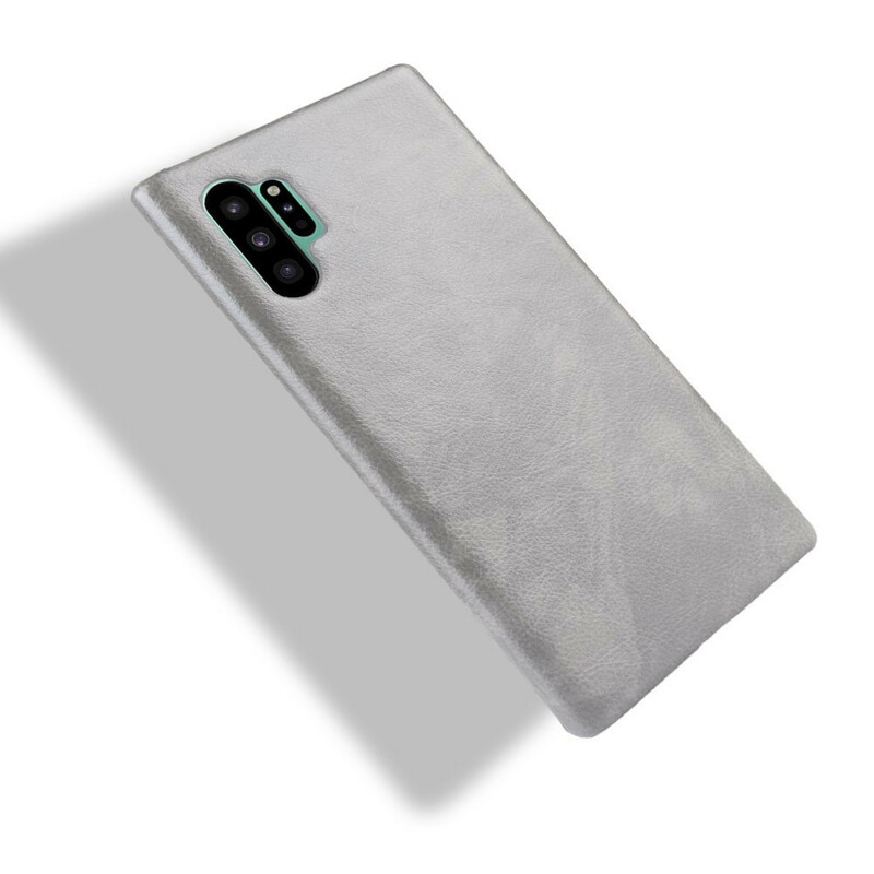 Samsung Galaxy Note 10 Plus Efeito Lichia Clássica em Capa de Couro