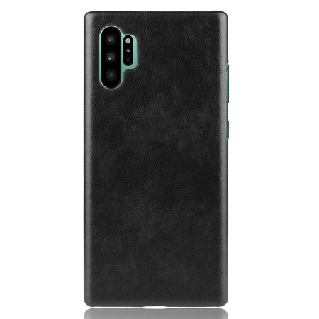 Samsung Galaxy Note 10 Plus Efeito Lichia Clássica em Capa de Couro