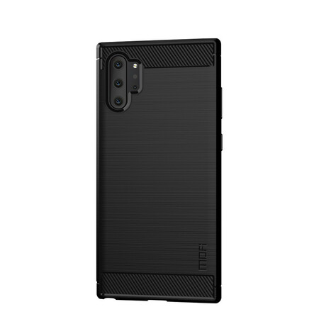 Samsung Galaxy Note 10 Plus Capa de Fibra de Carbono Escovado MOFI