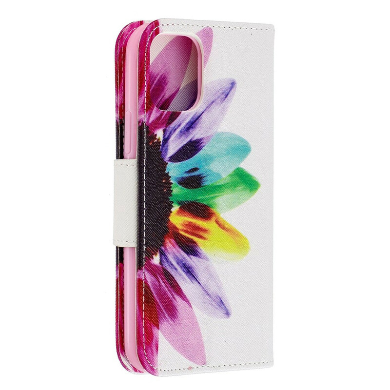 Case iphone 11 Flor de aguarela