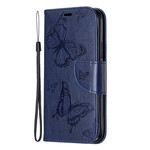 Capa para iPhone 11 Butterfly Printed Lanyard Capa para iPhone 11 Butterfly Printed Lanyard