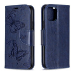 Capa para iPhone 11 Butterfly Printed Lanyard Capa para iPhone 11 Butterfly Printed Lanyard