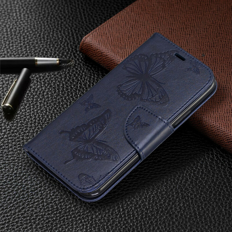 Capa para iPhone 11 Butterfly Printed Lanyard Capa para iPhone 11 Butterfly Printed Lanyard