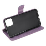 Árvore e Coruja iPhone 11 Capa com Lanyard