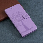 Árvore e Coruja iPhone 11 Capa com Lanyard