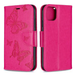 Capa para iPhone 11R Butterfly Printed Lanyard