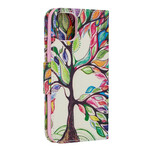 Capa para iPhone 11R Árvore Colorful Tree