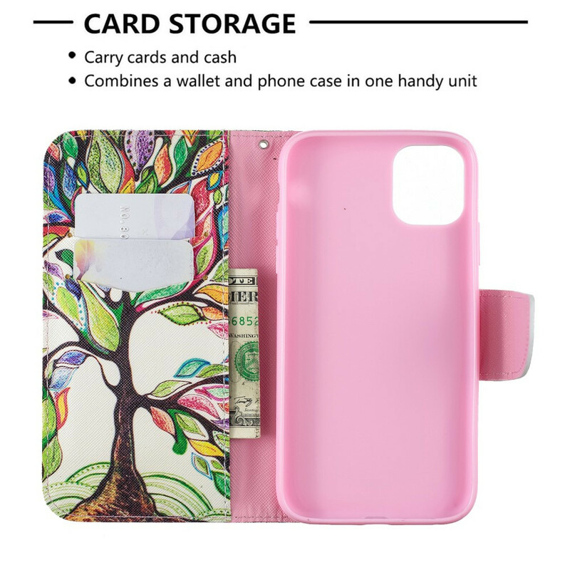 Capa para iPhone 11R Árvore Colorful Tree