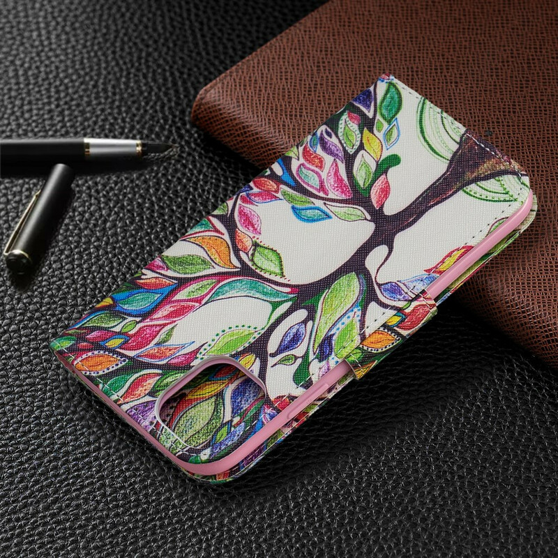 Capa para iPhone 11R Árvore Colorful Tree