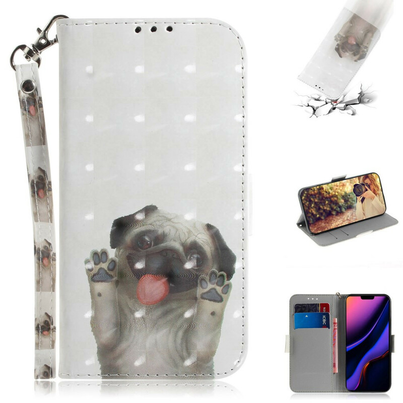 Capa do Lanyard do iPhone 11R do Love My Dog