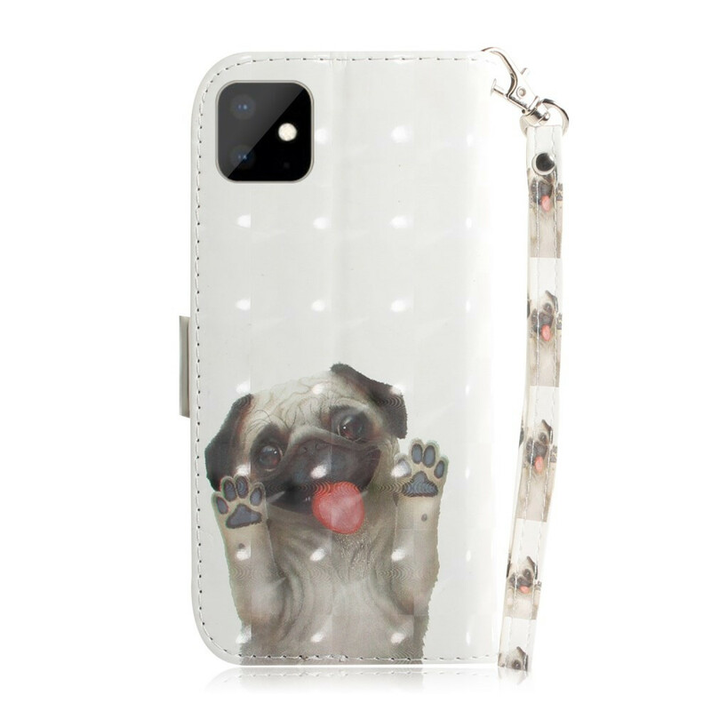 Capa do Lanyard do iPhone 11R do Love My Dog