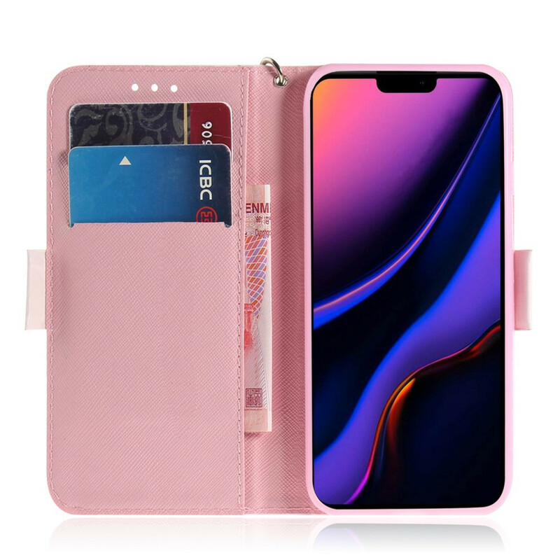 iPhone 11R Capa de cinta de amor Panda Panda 11R