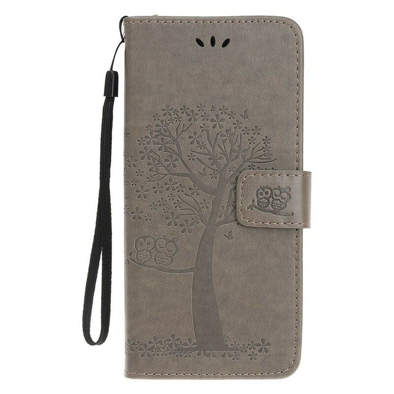 Capa para iPhone 11R Tree and Owls with Strap