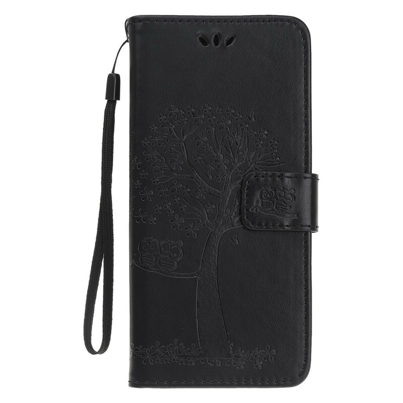 Capa para iPhone 11R Tree and Owls with Strap
