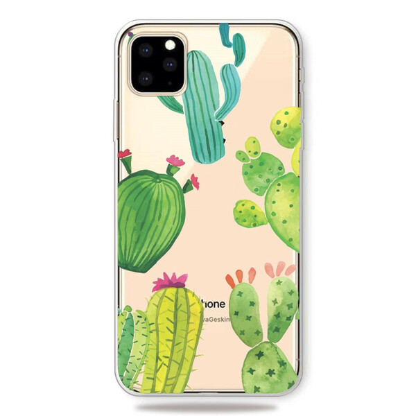 Capa iPhone 11 Cactus Watercolour