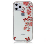 iPhone 11 Capa transparente para o ramo das borboletas