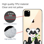 iPhone 11 Máximo Capa Transparente Panda Triste