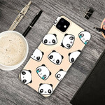 Capa iPhone 11 Pandas Sentimentais