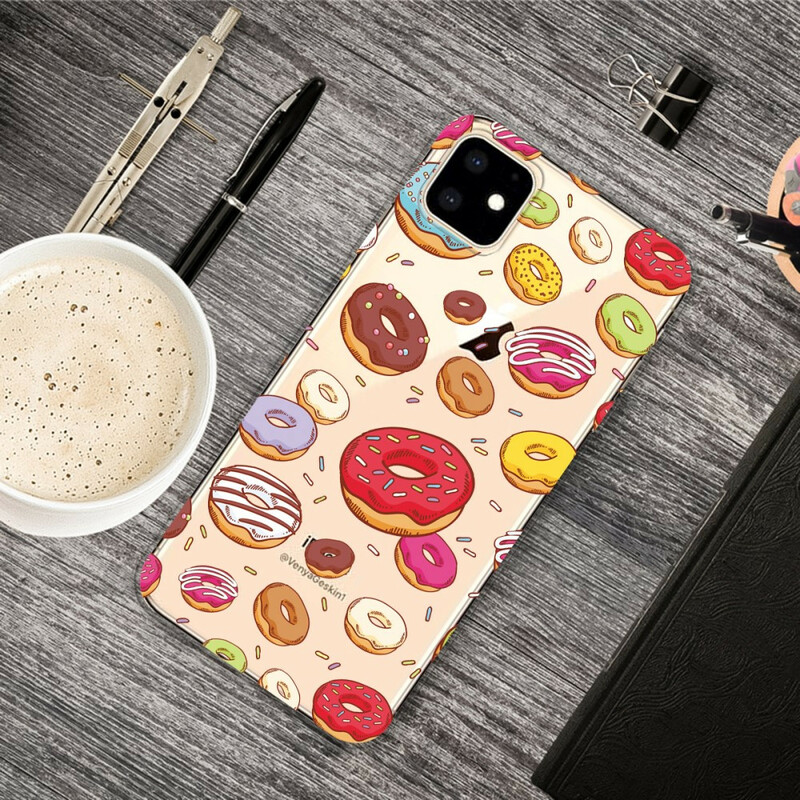 Capa do iPhone 11 Love Donuts