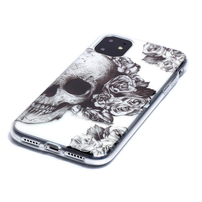 Capa Clear Skull & Crossbones do iPhone 11