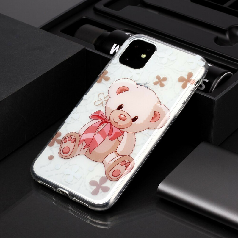 iPhone 11 Capa de ursinhos de peluche giro
