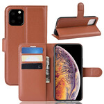 Capa para iPhone 11 Pro Max Leather Effect Premium Litchi