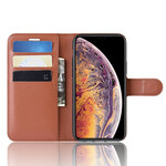 Capa para iPhone 11 Pro Max Leather Effect Premium Litchi