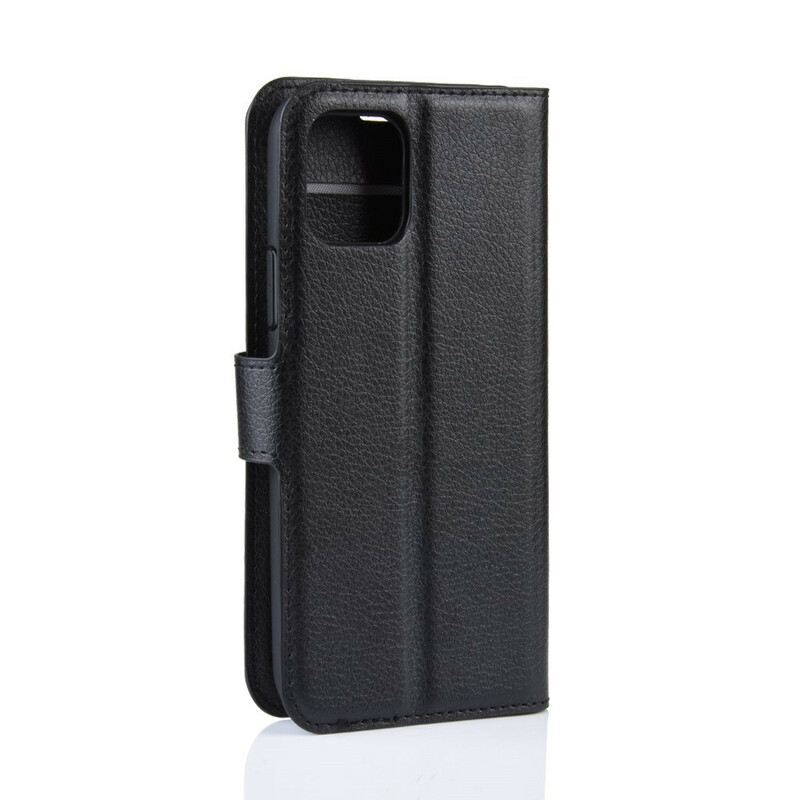 Capa para iPhone 11 Pro Max Leather Effect Premium Litchi