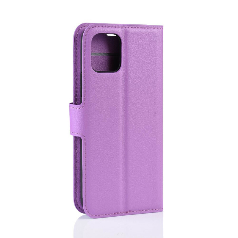 Capa para iPhone 11 Pro Max Leather Effect Premium Litchi