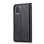 Capa Flip Cover iPhone 11 Pro Max Leatherette Capa de cartão Capa Flip Cover iPhone 11 Pro Max Leatherette Capa de cartão