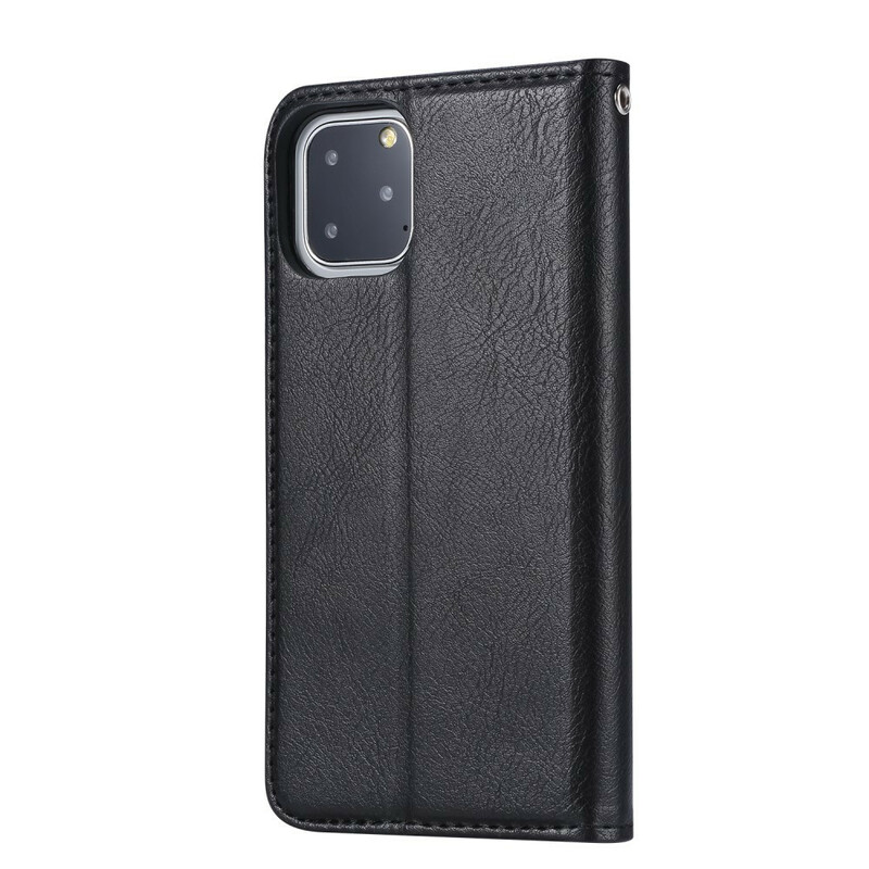 Capa Flip Cover iPhone 11 Pro Max Leatherette Capa de cartão