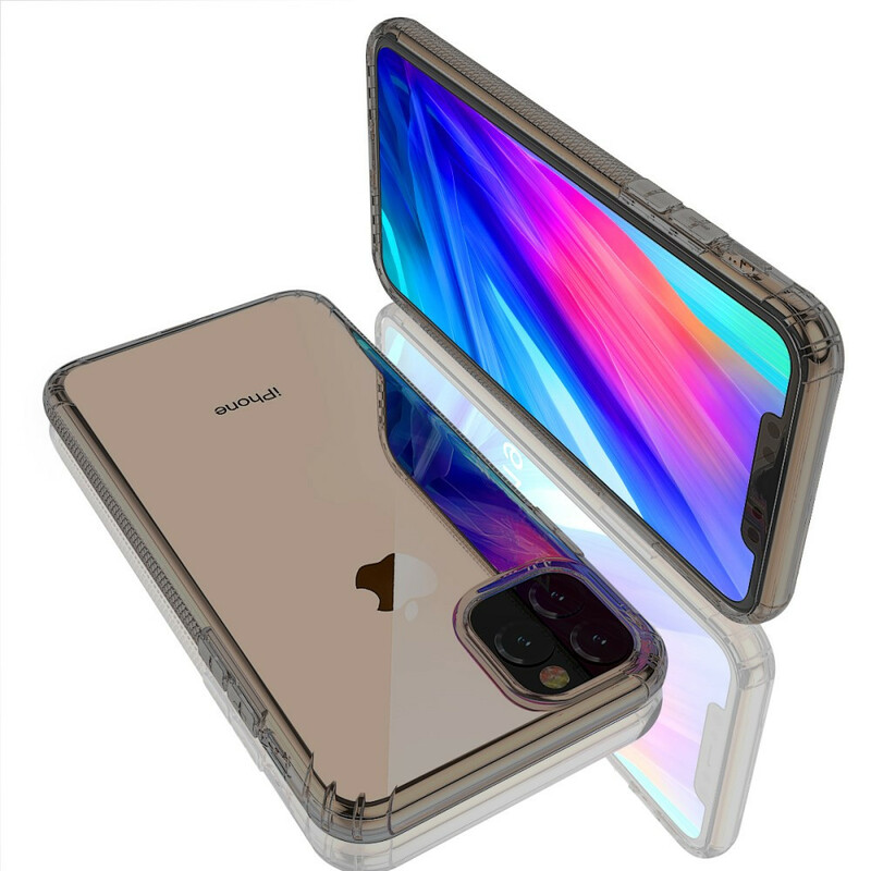 iPhone 11 Capa transparente LEEU Almofadas de protecção