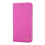 Capa Flip Cover iPhone 11 Efeito Couro Seda