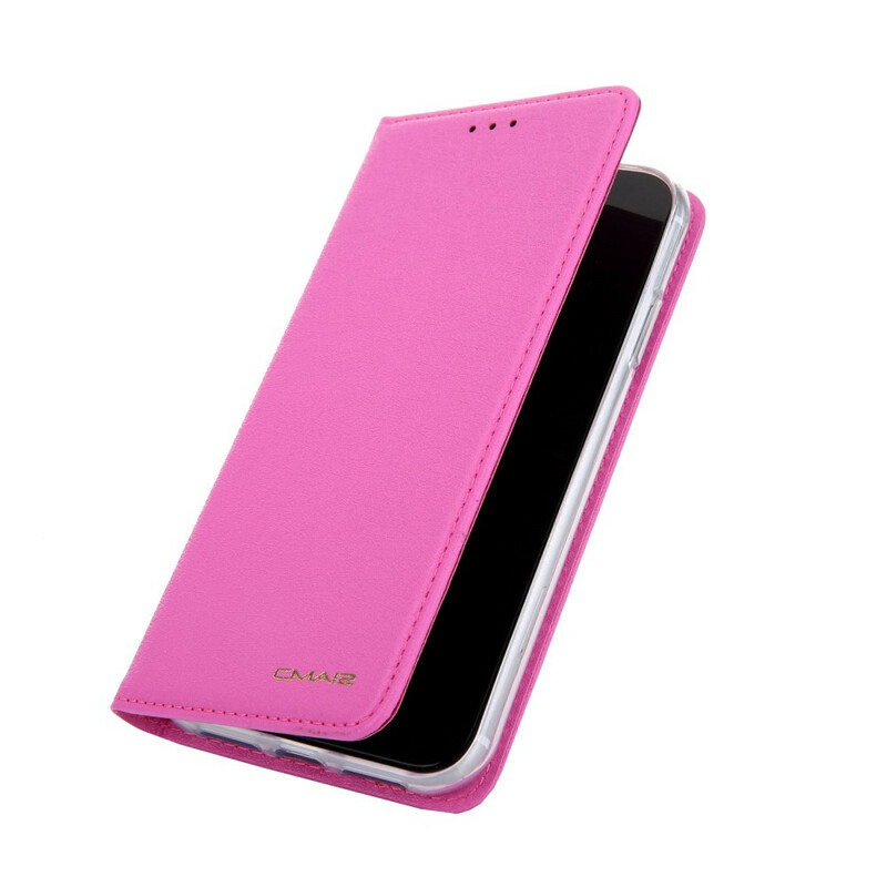 Capa Flip Cover iPhone 11 Efeito Couro Seda