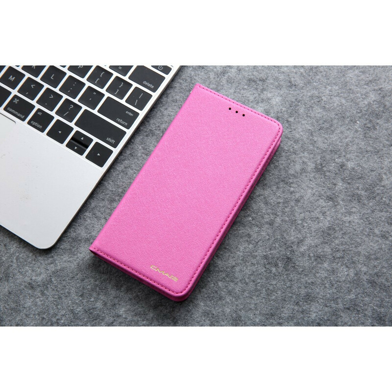 Capa Flip Cover iPhone 11 Efeito Couro Seda