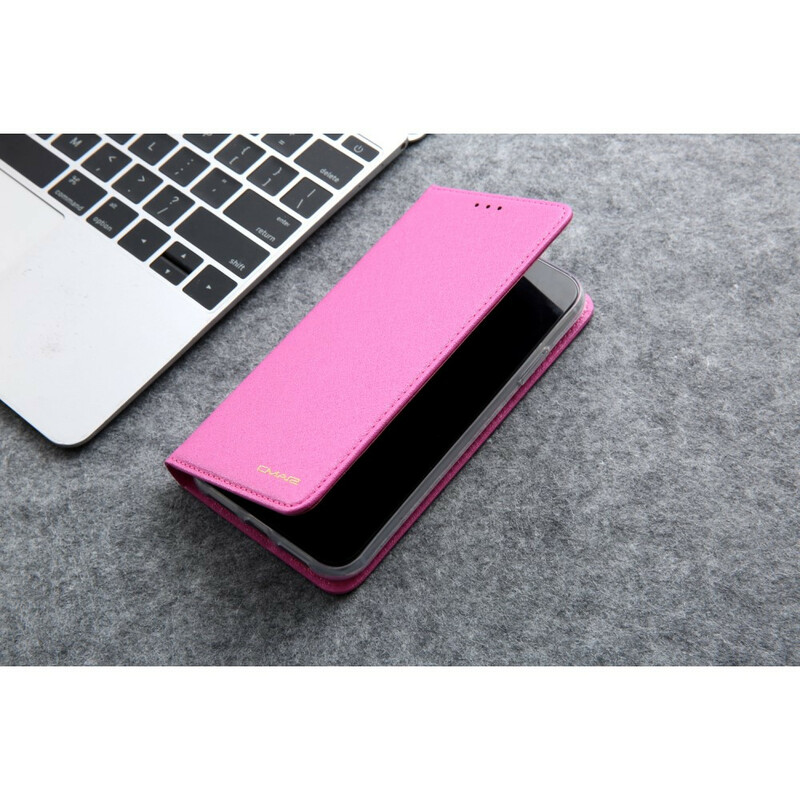 Capa Flip Cover iPhone 11 Efeito Couro Seda