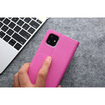 Capa Flip Cover iPhone 11 Efeito Couro Seda