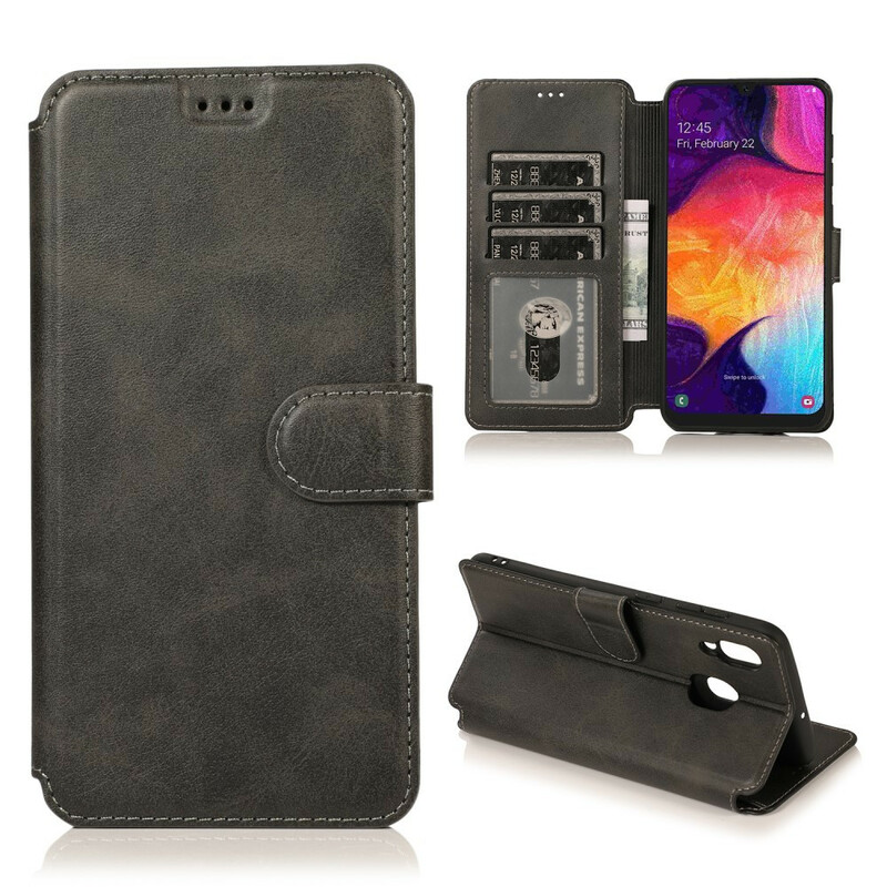 Samsung Galaxy A30 Silicone e Capa de Couro