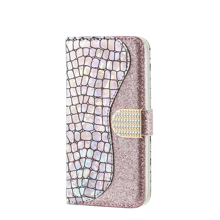 Capa de diamantes Samsung Galaxy A30 Croco
